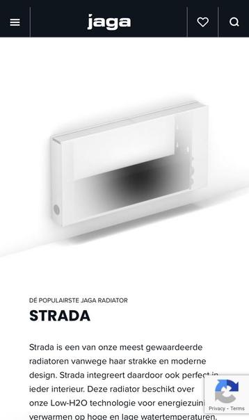 Nieuw - Jaga Strada STRW.05005020.133 50x50 type 20 wit beschikbaar voor biedingen