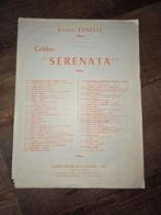 Enrico Toselli serenade voor viool of klarinet en piano, Klarinet, Gebruikt, Klassiek, Ophalen of Verzenden