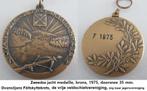 Unieke Zweedse medaille, 1975, de jagersvereniging Ovansils, Ophalen of Verzenden, Overige materialen, Buitenland