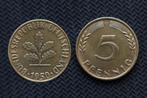 Muntgeld Duitsland 5 Pfennig 1950G, Ophalen of Verzenden, Duitsland, Losse munt