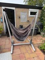 Super lekkere “hangstoel” van aluminium, Tuin en Terras, Hangmatten, Gebruikt, Ophalen of Verzenden, Met standaard, Eenpersoons