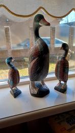 3 houten eendjes, Ophalen of Verzenden