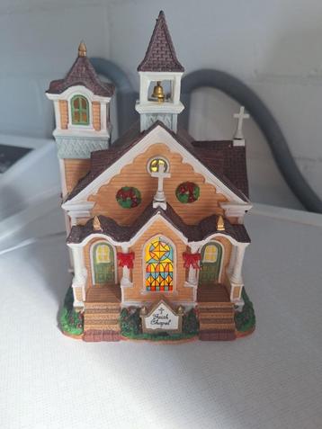 Lemax Harvest Crossing Christmas Village Faith Chapel Church beschikbaar voor biedingen