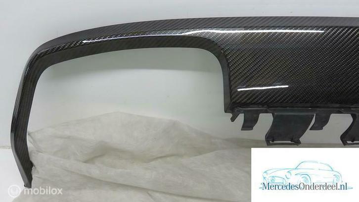 A2128557525 W212 Sedan E63 Carbon lijst achter difusser, Auto-onderdelen, Carrosserie en Plaatwerk, Gebruikt, Ophalen of Verzenden