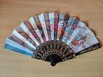 Spaanse waaier met bloemen motief, Ophalen of Verzenden