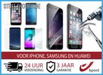iPhone Xiaomi Samsung Gehard Glas Folie Screen Protector A+, Ophalen of Verzenden, Nieuw, Overige modellen, Frontje of Cover