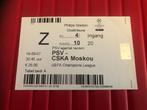 ⚽ Ticket CL PSV - CSKA Moskou 2007/2008 ⚽, Verzenden, Zo goed als nieuw, PSV, Overige typen