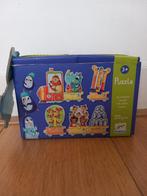 Djeco 3+ dieren teltrein puzzel, Ophalen of Verzenden, 10 tot 50 stukjes, Zo goed als nieuw