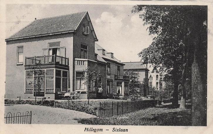 JM277 Hillegom Sixlaan ca 1940, Verzamelen, Ansichtkaarten | Nederland, Ongelopen, Zuid-Holland, 1920 tot 1940, Verzenden