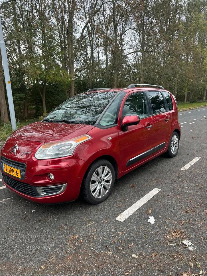 Citroën C3 Picasso 1.6 VTI 2009 Rood, Auto's, Citroën, Particulier, Benzine, C, MPV, Handgeschakeld, Origineel Nederlands, Rood