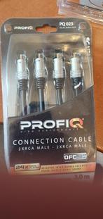 Profiq PQ023 Audio RCA Cinch Tulp Stereo kabels 3 meter, Nieuw, 2 tot 5 meter, Ophalen of Verzenden, Overige kabels