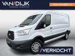 Ford Transit 350 2.0 TDCI L3H2 Trend ✓RWD ✓Navigatie ✓, Euro 6, 4 cilinders, 2800 kg, Wit