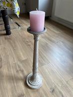 Grote houten kandelaar, Antiek en Kunst, Antiek | Kandelaars, Ophalen, Overige materialen