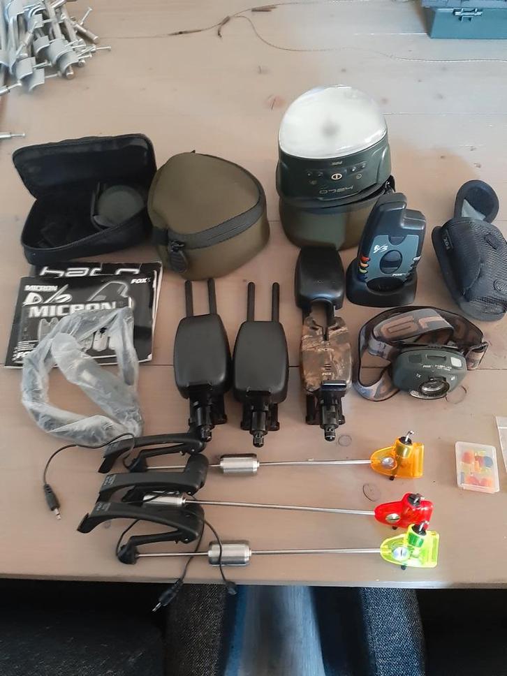 Fox complete beetmeldersset, Watersport en Boten, Hengelsport | Karpervissen, Zo goed als nieuw, Overige typen, Ophalen of Verzenden