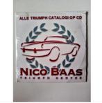 alle triumph catalogi op cd-Nico baas triumph centre, Ophalen of Verzenden