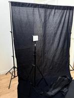 Fotostudio met doek en verlichting, Audio, Tv en Foto, Fotografie | Fotostudio en Toebehoren, Ophalen of Verzenden, Zo goed als nieuw