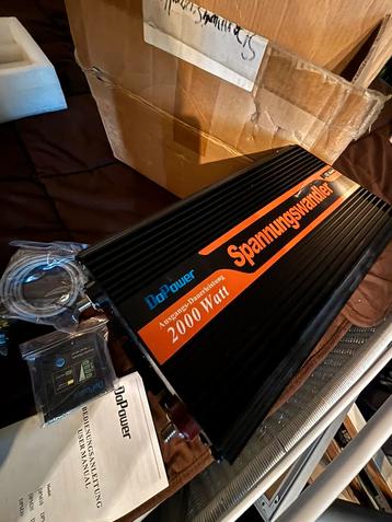 Omvormer 24 V naar 220 V DoPower 2000watt beschikbaar voor biedingen