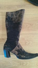 Gianni Bravo hoge laarzen 40 boots bruin donkerbruin, Hoge laarzen, Bruin, Ophalen of Verzenden, Zo goed als nieuw