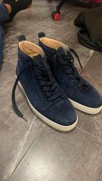 Christian louboutin suede blauw, Ophalen, Zo goed als nieuw, Blauw