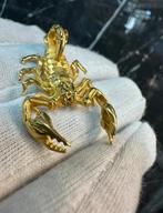 Prachtige 18k gouden schorpioen hanger, Ophalen of Verzenden, Nieuw, Goud, Overige voorstellingen