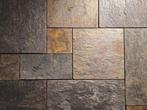 mooie leisteen vloer Peacock Slate Multicolor wildverband, Ophalen, Hardsteen, Nieuw, 10 m² of meer