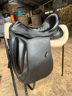 KM worldriding custom made zadel 17,5inch m/w boom, Dieren en Toebehoren, Ophalen of Verzenden, Zo goed als nieuw, Dressuur