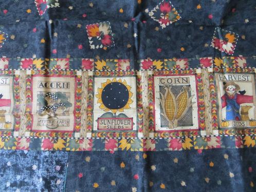 stof/patchwork/zwart/quilts/katoen/bear paw/Debbie Mumm, Hobby en Vrije tijd, Stoffen en Lappen, Nieuw, Katoen, 30 tot 120 cm