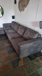 5 zits Microleder Graphit met hocker en armbeugel &mediatas, Ophalen, Gebruikt, Leer