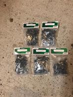 5 zakjes antraciet golfplaat schroeven nieuw, Ophalen, Zo goed als nieuw, 100 tot 250 mm, Schroeven