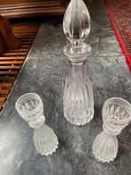 Set van 3 Kristallen karaffen, Antiek en Kunst, Antiek | Glas en Kristal, Ophalen of Verzenden