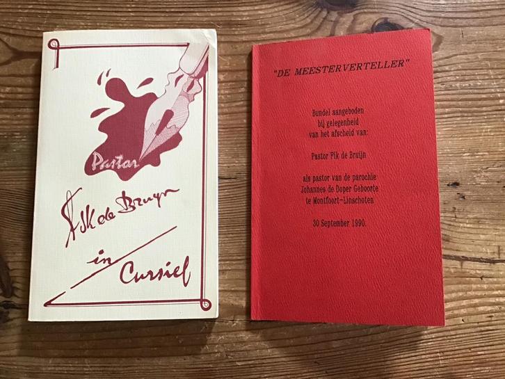 RK Pastor Fik d Bruijn Cursief Montfoort De Meesterverteller, Boeken, Geschiedenis | Stad en Regio, Gelezen, Ophalen of Verzenden