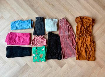 Leuk meisjes kledingpakket maat 134/140 badpak jurken beschikbaar voor biedingen