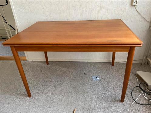 Retro vintage 60’ eettafel Deens design, Huis en Inrichting, Tafels | Eettafels, Zo goed als nieuw, Ophalen