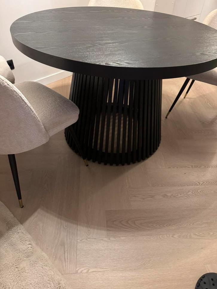 ronde eettafel van Richmond, Huis en Inrichting, Tafels | Eettafels, Zo goed als nieuw, 100 tot 150 cm, Rond, Ophalen of Verzenden