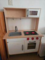 Speelgoed Keuken Lidl incl verhoging en materialen, Kinderen en Baby's, Speelgoed | Speelkeukens, Ophalen, Gebruikt, Hout, Speelkeuken