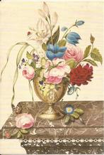 Zwolle P. Voskuil Bloemstilleven Plm. 1830 Prov. Ov. Museum, Ophalen of Verzenden, 1960 tot 1980, Ongelopen, Overijssel