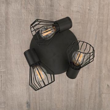 4 plafondlampen industrieel spots verstelbaar beschikbaar voor biedingen