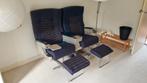 1 set Originele klm businessclass vliegtuig stoelen, Huis en Inrichting, Fauteuils, Ophalen, Gebruikt, Stof, 75 tot 100 cm