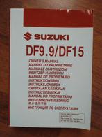Handleiding voor Suzuki buitenboordmotor 4-takt 9.9-15 pk, Ophalen of Verzenden, Zo goed als nieuw
