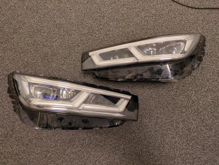 AUDI Q5 SQ5 80A VOL LED MATRIX KOPLAMP COMPLEET MODULES, Auto-onderdelen, Verlichting, Audi, Gebruikt, Ophalen