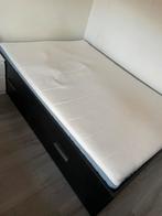 BRIMNES - IKEA bed for sale, Ophalen, BRIMNES, Zwart, Tweepersoons