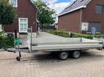 Aanhanger dubbelasser Hapert 180X410cm Bj 2008, Ophalen, Zo goed als nieuw
