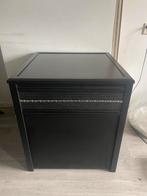 Stijlvolle zwarte bijzetkast, Zo goed als nieuw, Minder dan 100 cm, 25 tot 50 cm, 50 tot 100 cm