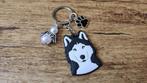 Kettinghanger Husky PVC met beschermengeltje, Sieraden, Tassen en Uiterlijk, Verzenden, Nieuw, Dier