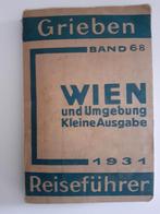 Oude reisgids Wenen 1931, Antiek en Kunst, Ophalen of Verzenden