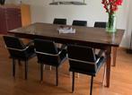 Mahoniehouten eettafel te koop, Huis en Inrichting, 200 cm of meer, Koloniaal, 100 tot 150 cm, Teakhout