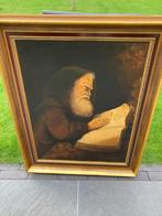 Schilderij afbeelding pater, Ophalen