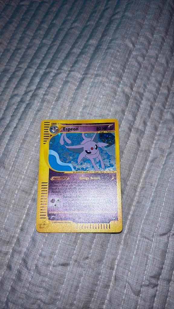 Espeon H9/H32 Aquapolis, Hobby en Vrije tijd, Verzamelkaartspellen | Pokémon, Zo goed als nieuw, Ophalen of Verzenden