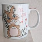 Disney Beker Konijn ( Bambi ), Ophalen of Verzenden, Zo goed als nieuw, Overige stijlen, Kop(pen) en/of Schotel(s)