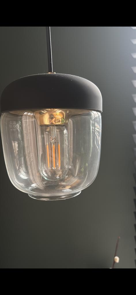 Vita Acorn hanglamp 2 stuks, Huis en Inrichting, Lampen | Hanglampen, Zo goed als nieuw, Minder dan 50 cm, Glas, Overige materialen